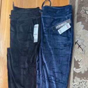 Set of Two  32 Degrees Velour Joggers